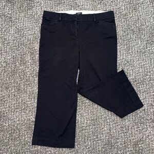 Ann Taylor Loft Black Capri Pants Size Womens 10